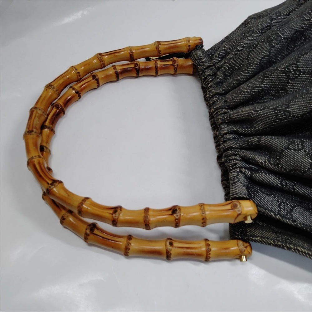 Vintage Gucci GG Bamboo Handle Bag - Picture 4 of 12